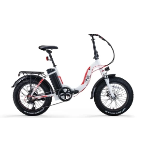 Troy E-Fold elektrische fatbike wit